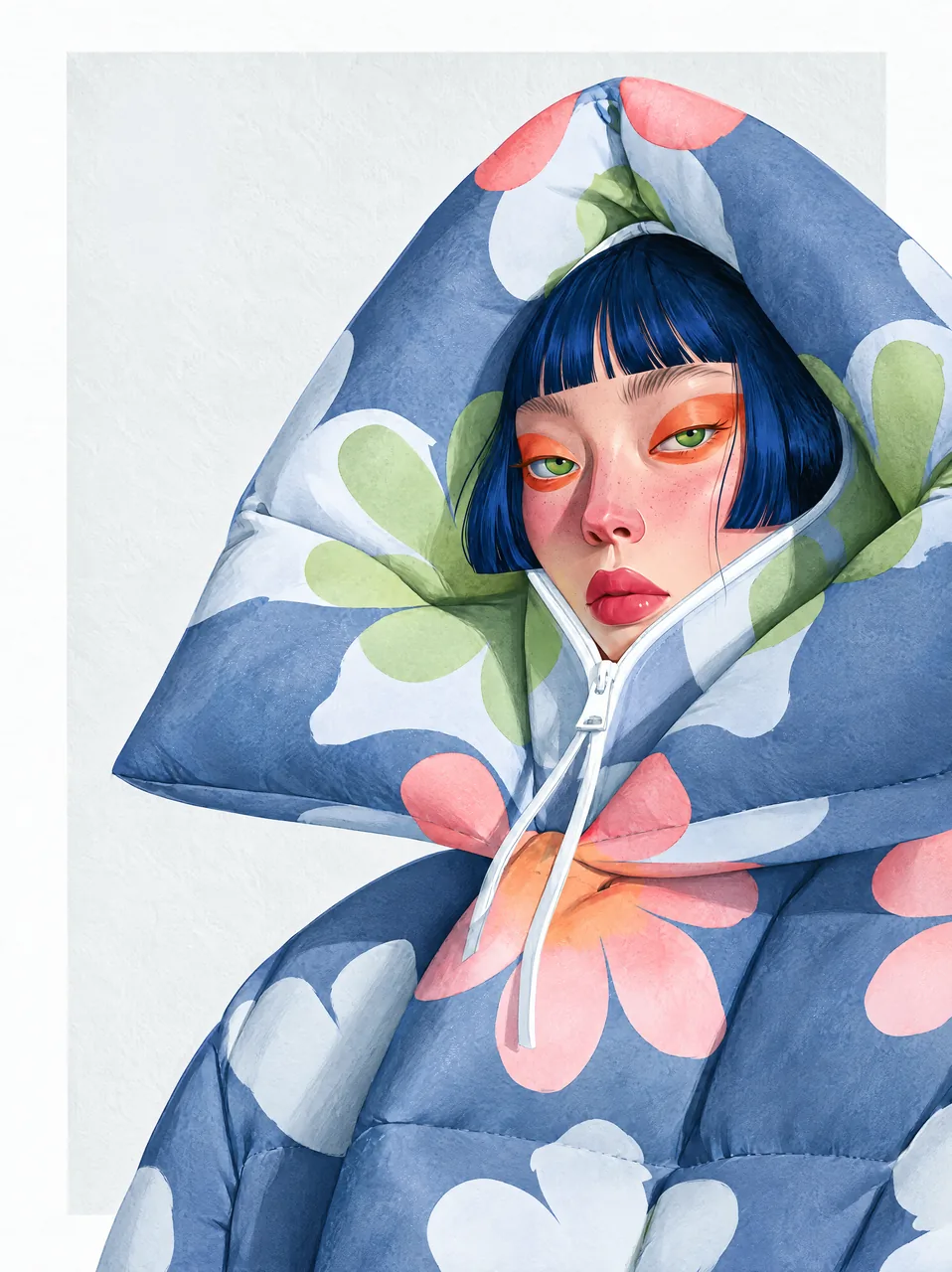 Flower Puffer, interactive detail view.